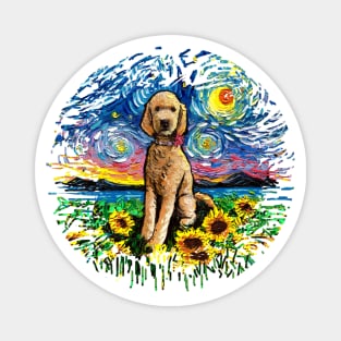 Goldendoodle Night 2 (version 2) Magnet